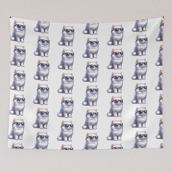 Item preview, Cool Turkish Angora Cat designed and sold by TheAnimalZ00.