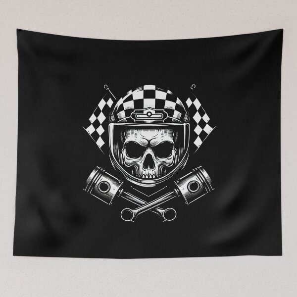 Item preview, sKULL DARK HELMET MOTORCYCLE BEARD BYKER RACING CAR NASCAR MOTO GP CHOPPER #ogirdor designed and sold by ogirdorgraphics.