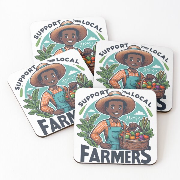 Item preview, Support Local Farmers designed and sold by Quirky Shirts.