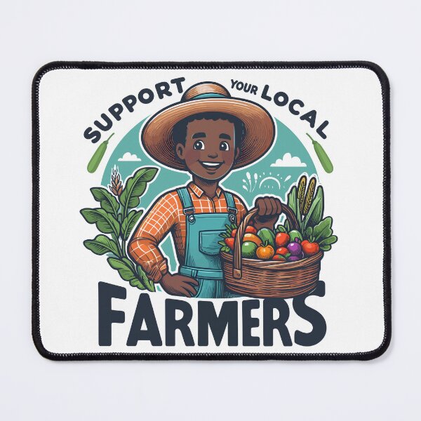 Item preview, Support Local Farmers designed and sold by Quirky Shirts.