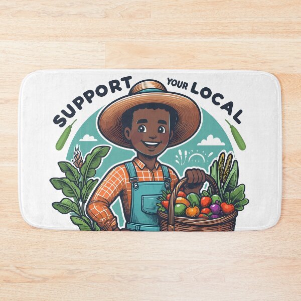 Item preview, Support Local Farmers designed and sold by Quirky Shirts.