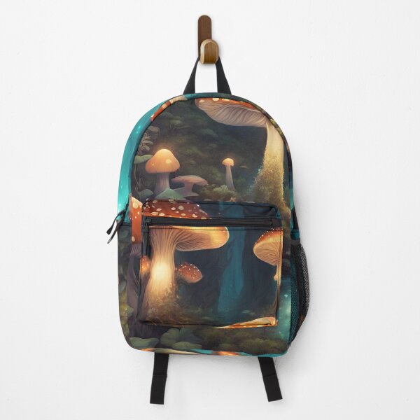 Item preview, Mystical Forest with Glowing Mushrooms designed and sold by Lorets-Designs.