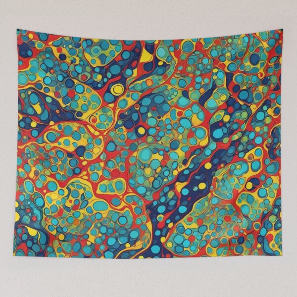 Item preview, Abstract Colorful Bubbles Pattern designed and sold by calibrit.