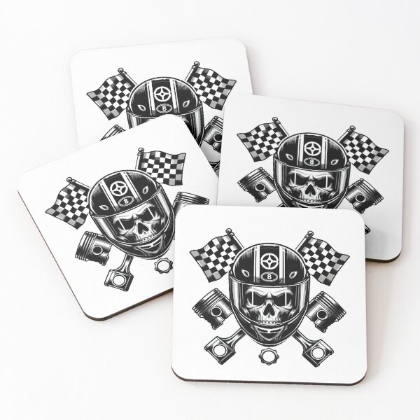 Item preview, sKULL DARK HELMET MOTORCYCLE BEARD BYKER RACING CAR NASCAR MOTO GP CHOPPER #ogirdor designed and sold by ogirdorgraphics.