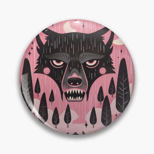 Item preview, Pink Pop Art Werewolf Wolf designed and sold by CryptidChron24.