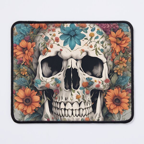 Item preview, Floral Skull Fusion designed and sold by Lorets-Designs.