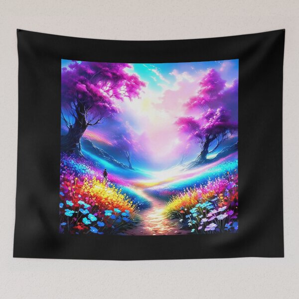 Item preview, Fields of Euphoria: A Floral Dreamscape designed and sold by Kingcls.