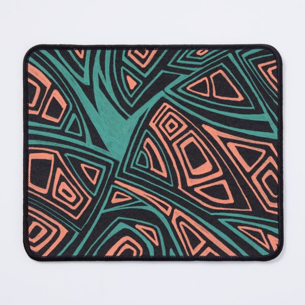 Item preview, Angular Orange and Green designed and sold by Dawn Anthes.
