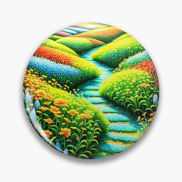 Item preview, Color Fly Fields: A Kaleidoscope of Floral Wonder designed and sold by Kingcls.