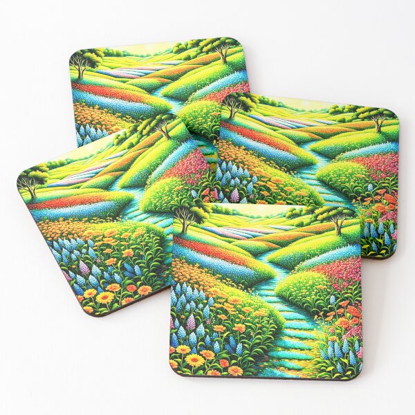 Item preview, Color Fly Fields: A Kaleidoscope of Floral Wonder designed and sold by Kingcls.