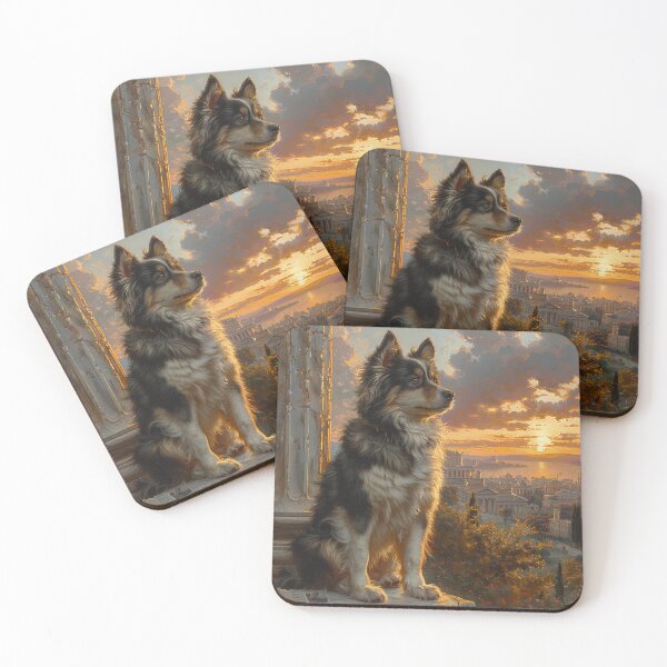 Item preview, Finnish Lapphund Art  designed and sold by Nocturne  Paws.