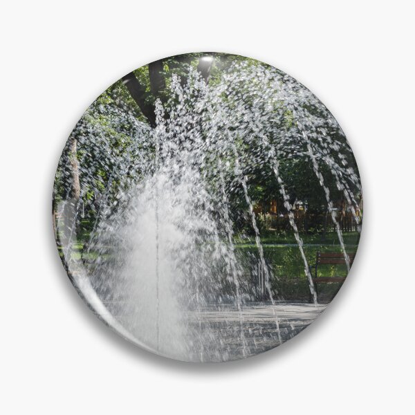Item preview, Lively Dome-like Fountain in a Sunny Park designed and sold by Georgia Mizuleva.