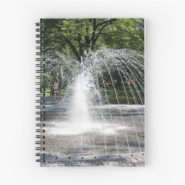 Item preview, Lively Dome-like Fountain in a Sunny Park designed and sold by Georgia Mizuleva.