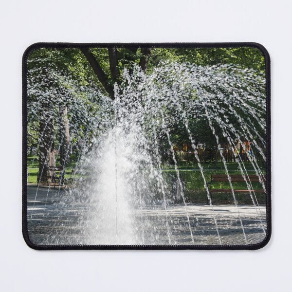 Item preview, Lively Dome-like Fountain in a Sunny Park designed and sold by Georgia Mizuleva.