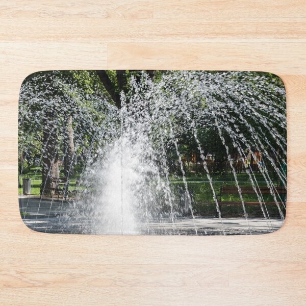 Item preview, Lively Dome-like Fountain in a Sunny Park designed and sold by Georgia Mizuleva.