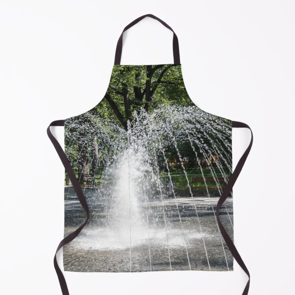 Item preview, Lively Dome-like Fountain in a Sunny Park designed and sold by Georgia Mizuleva.