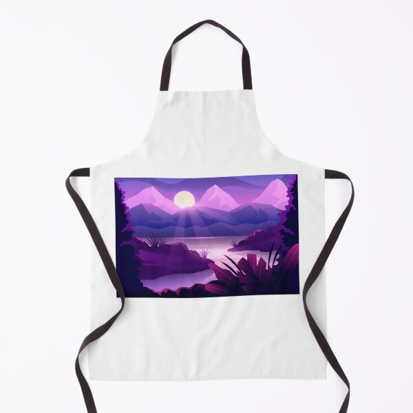 Item preview, River's Palette: Gradient Landscape with River" designed and sold by hjian8219.