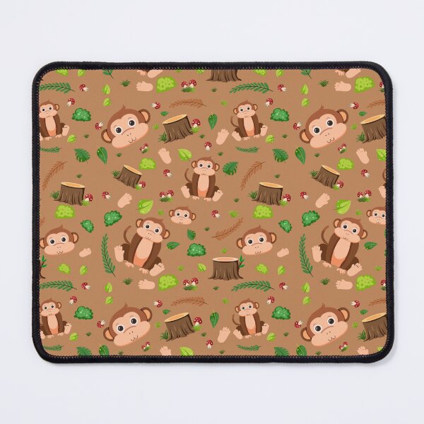 Item preview, Cheerful Chimps: Cute Monkey Seamless Pattern designed and sold by hjian8219.