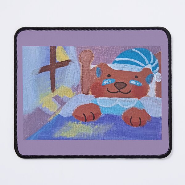 Item preview, Sleepytime bear painting designed and sold by moonwabbit.