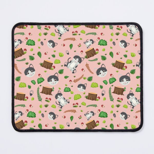 Item preview, "Purr-fect Patterns: Cute Cat Seamless Pattern" designed and sold by hjian8219.