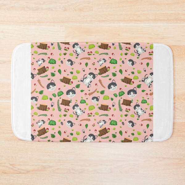 Item preview, "Purr-fect Patterns: Cute Cat Seamless Pattern" designed and sold by hjian8219.