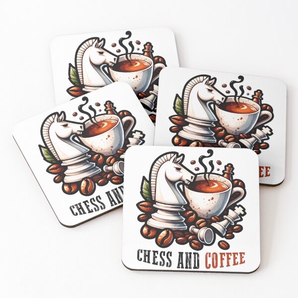 Item preview, Chess and coffee great combination designed and sold by AOCIlustrations.