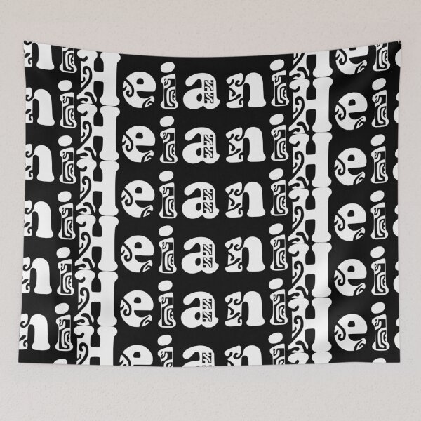 Item preview, HEIANI - white (Polynesian first name) designed and sold by Nesian-Tahiti.