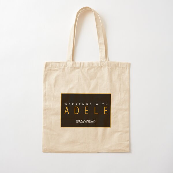 NWT Weekends with Adele Large Canvas Tote Bag Las store Vegas Residency