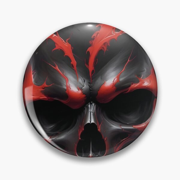 Item preview, Evil Skull with Red Accents designed and sold by papi1998.