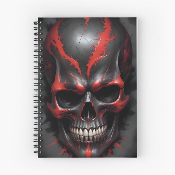 Item preview, Evil Skull with Red Accents designed and sold by papi1998.