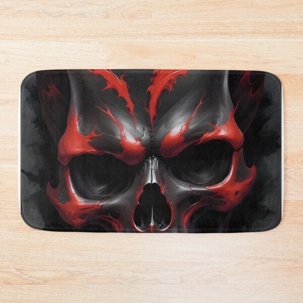 Item preview, Evil Skull with Red Accents designed and sold by papi1998.