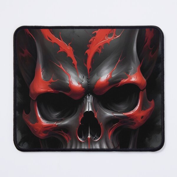 Item preview, Evil Skull with Red Accents designed and sold by papi1998.