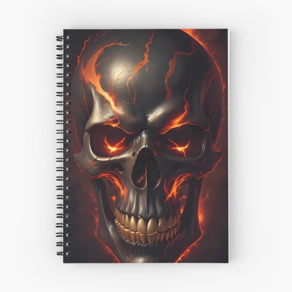 Item preview, Evil Skull with Red Accents designed and sold by papi1998.