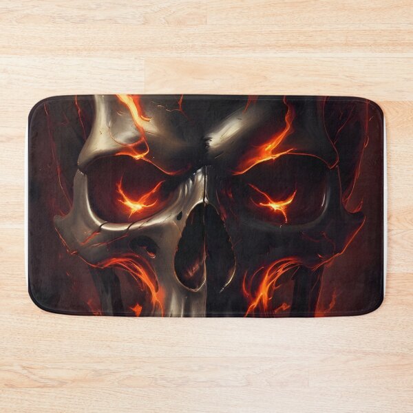 Item preview, Evil Skull with Red Accents designed and sold by papi1998.