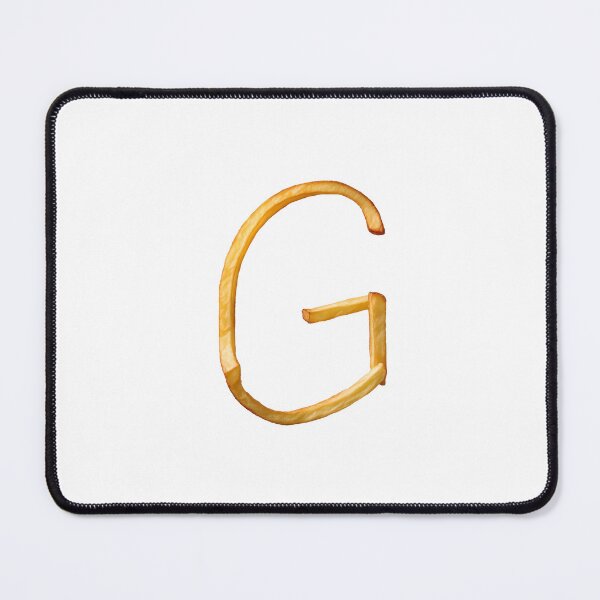 Item preview, Artistic Alphabet Fries: The Letter G in Crispy, Golden Glory designed and sold by uncoXab.