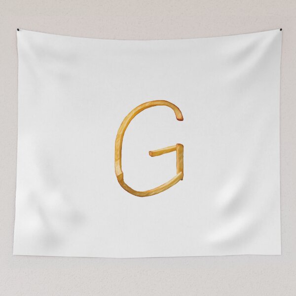 Item preview, Artistic Alphabet Fries: The Letter G in Crispy, Golden Glory designed and sold by uncoXab.