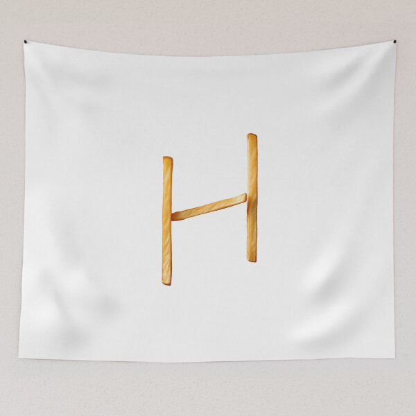 Item preview,  Artistic Alphabet Fries: The Letter H in Crispy, Golden Glory designed and sold by uncoXab.
