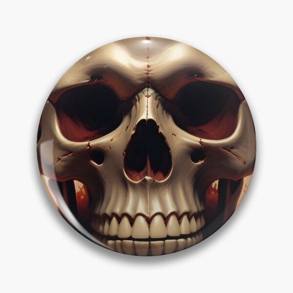 Item preview, Evil Skull with Red Accents designed and sold by papi1998.