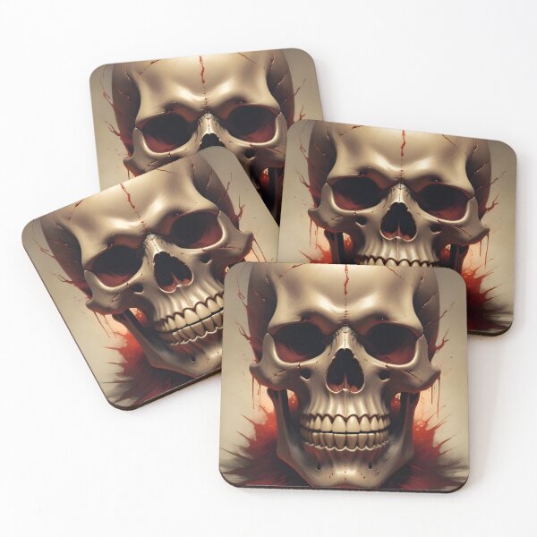 Item preview, Evil Skull with Red Accents designed and sold by papi1998.