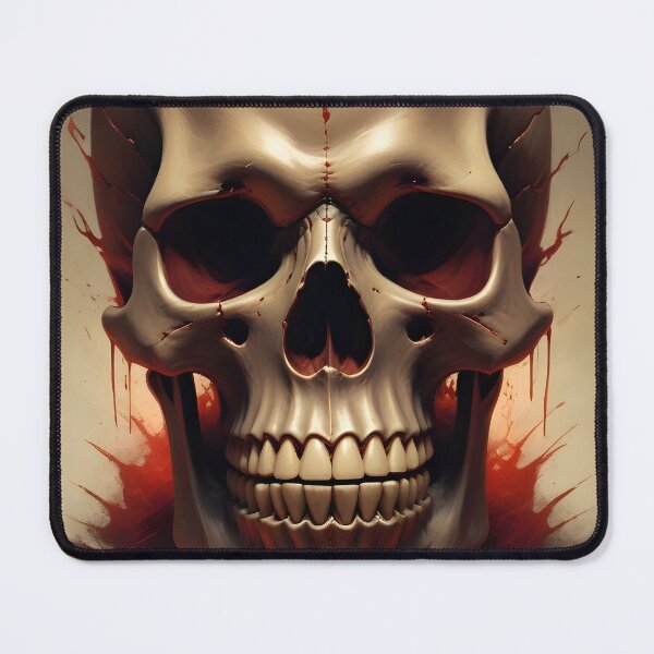 Item preview, Evil Skull with Red Accents designed and sold by papi1998.