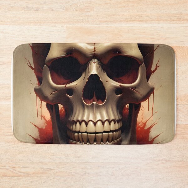 Item preview, Evil Skull with Red Accents designed and sold by papi1998.
