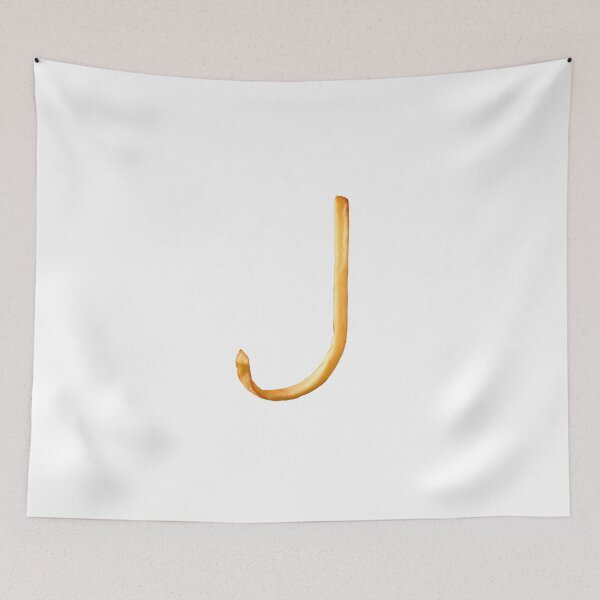 Item preview,  Artistic Alphabet Fries: The Letter J in Crispy, Golden Glory designed and sold by uncoXab.