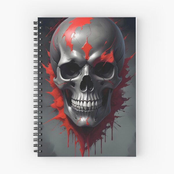 Item preview, Evil Skull with Red Accents designed and sold by papi1998.