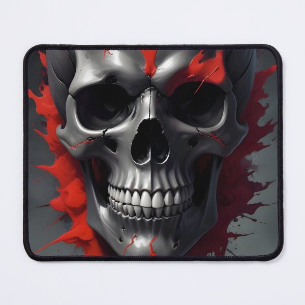 Item preview, Evil Skull with Red Accents designed and sold by papi1998.