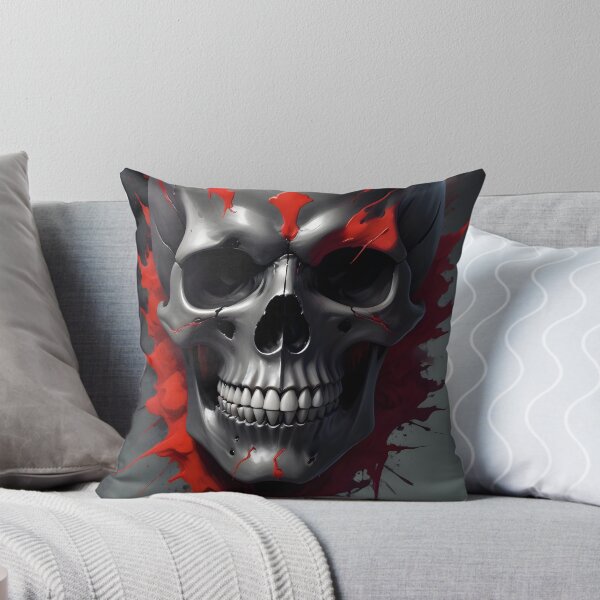 Item preview, Evil Skull with Red Accents designed and sold by papi1998.