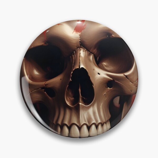 Item preview, Evil Skull with Red Accents designed and sold by papi1998.