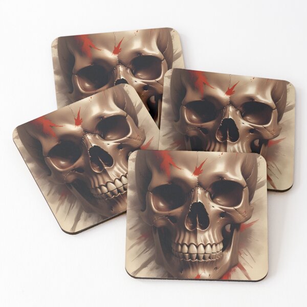Item preview, Evil Skull with Red Accents designed and sold by papi1998.