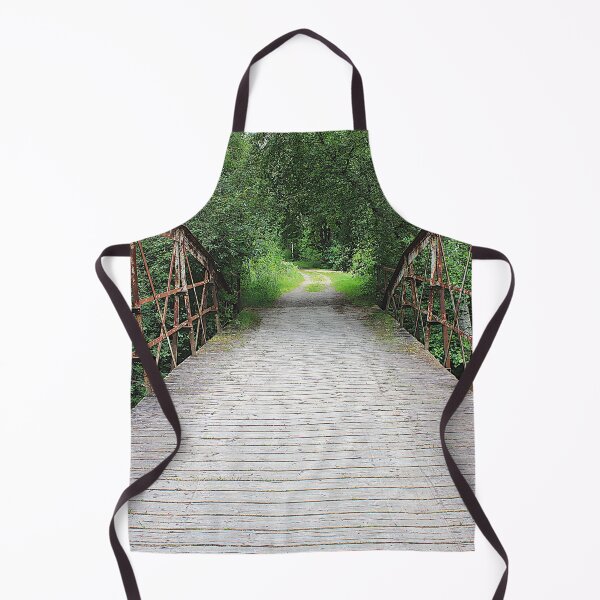 Item preview, A bridge over a small stream leading to a forest road designed and sold by NatureGems.