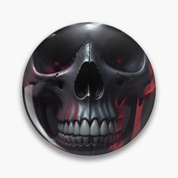 Item preview, Evil Skull with Red Accents designed and sold by papi1998.