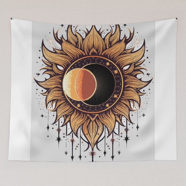 Item preview, Eclipsed Radiance: Abstract Solar Eclipse Art designed and sold by bb-15artstudio.